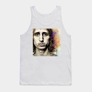 dynamic sketch of Luka Modrić Tank Top